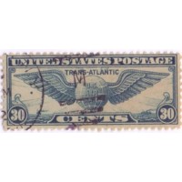 USA - 1939 - USADO - VOO TRANSATLÂNTICO NEW YORK - BLOBO TERRESTRE - YT A-25