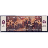COLÔMBIA - 1976 - NOVO - 3 SELOS SE-TENANT - ESTADOS UNIDOS DA AMÉRICA