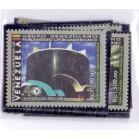 VENEZUELA - 2004 - MINT - 40º ANIVERSÁRIO DO GRUPO VENEZUELANO - PARLAMENTO LATINO - AMERICANO - SÉRIE 10 SELOS SEOARADOS - YT-2315/24