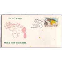 VENEZUELA - 1971 - FDC - REGIÕES DA VENEZUELA - MAPAS - 6 SELOS ILUSTRADOS PARA CADA FDC - YT-0825+826+828+829+832+833