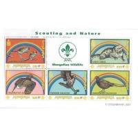 MONGOLIA - 2001 - MINI FOLHA - ESCOTISMO