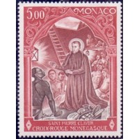 MÔNACO - 1974 - MINT - CRUZ VERMELHA - SÃO PIERRE CLAVER - YT-1198