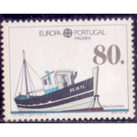 PORTUGAL - 1988 - MINT - TEMA EUROPA - TRANSPORTE E COMUNICAÇÃO - BARCO DE LIGAÇÃO PARA PASSAGEIROS E CORREIO - YT-123