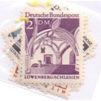 ALEMANHA FEDERAL - 1966 - MINT - SÉRIE CORRENTE: EDIFICIOS HISTÓRICOS - SÉRIE 6 SELOS - YT-357/62 