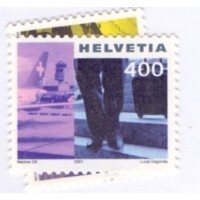 SUIÇA - 2000 - MINT - SÉRIE CORRENTE TURISMO III -  CRIANÇAS E ÔNIBUS - PERNAS DE ADULTO E AVIÃO - SÉRIE 2 SELOS - YT-1676/77 
