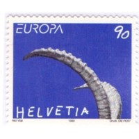 SUIÇA - 1999 - MINT - EUROPA - PARQUES E RESERVAS NATURAIS - CHIPRES DE VEADO - YT-1613