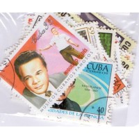 CUBA - USADOS - ACUMULAÇÃO - PACOTE C/ 30 SELOS - DIFERENTES E TEMÁTICOS DE CUBA
