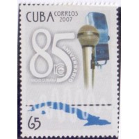 CUBA - 2007 - MINT - 85 ANOS DA RÁDIO CUBANA - YT-4477 
