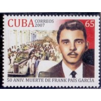 CUBA - 2007 - MINT - 50 ANOS DA MORTE DE FRANK PAIS GARCIA - YT-4478