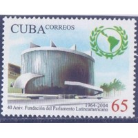 CUBA - 2004 - MIN - 40 ANOS DO PARLAMENTO LATINO AMERICANO - YT-4205 