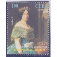 CUBA - 2000 - MINT - ESPANHA 2000 - ISABEL II - YT-BL-164 