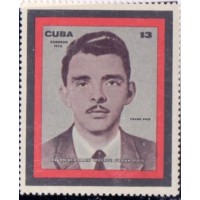 CUBA - 1972 - MINT - 15º ANIVERSÁRIO DA MORTE DE FRANK PAIS - YT-1593
