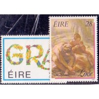 IRLANDA - 1989 - MENSAGENS DE ANOS - YT-672/73