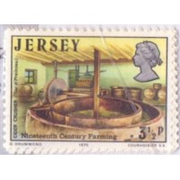 JERSEY - 1975 - MINT - EQUIPAMENTO DE FAZENDA DO SEC. 19º - SÉRIE 4 SELOS - YT-108/11
