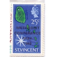 ST VICENT - 1969 - NOVO - RELIGIÃO - CONFERÊNCIA METODISTA - YT-250/253