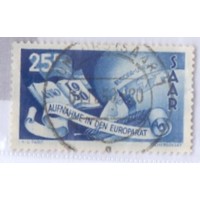 SARRE - 1950 - USADO - ADMISSÃO AO CONSELHO DA EUROA - YT-277