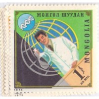 MONGOLIA - 1974 - MINT - AVEZ, PEIXES, FLORES, ETC... - YT-768/73