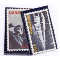 DINAMARCA - 1995 - MINT - TEMA EUROPA - PAZ E LIBERDADE - SÉRIE 3 SELOS - YT-1103/04 