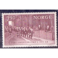 NORUEGA - 1984 - GOVERNANTES E SALA DO PARLAMENTO - YT-869