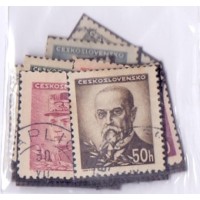 TCHECOSLOVAQUIA - USADO - 1945-47 - SÉRIE CORRENTE - 14 SELOS - YT-403/17