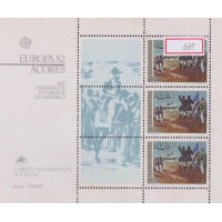 AÇORES - 1982 - MINT - TEMA EUROPA - FATOS HISTÓRICOS - YT-BL-3