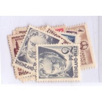 ALEMANA - CONJUNTO C/ 21 SELOS USADOS E NOVOS DE 2ª COLUNA COM REPETIÇÕES