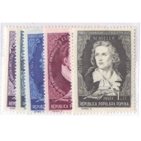 ROMENIA - 1955 - NOVO - LITERATURA - ESCRITORES - YT-1424/29 