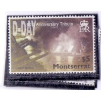 MONTSERRAT - 2004 - MINT - 60 ANOS DO DIA D - SÉRIE 4 SELOS - YT-1135/38