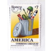 URUGUAY - 1999 - NOVO - TEMA AMÉRICA - MILÊNIO S/ ARMAS - YT-1850/51