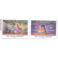 ONU VIENA - 1996 - MINT - 50 ANOS DA UNICEF - SÉRIE DE 2 SELOS - Y 238/39