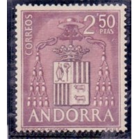ANDORRA ESPANHOLA - 1963-64 - MINT - PAISAGENS, BRASÃO E A VIRGEM DE MERITXELL - YT-53/60 