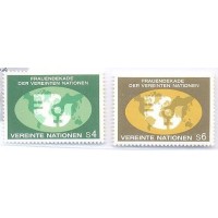 ONU VIENA - 1980 - MINT - DECÊNIO DA ONU PARA A MULHER - SÉRIE 2 SELOS - Y 9/10