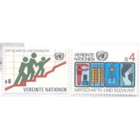 ONU VIENA - 1980 - MINT - CONSELHO ECONÔMICO E SOCIAL - SÉRIE 2 SELOS - Y 14/15