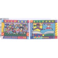 ONU VIENA - 1999 - MINT - EDUCAÇÃO - CHAVE DO XXI SECULO - SÉRIE 2 SELOS - Y 812/13