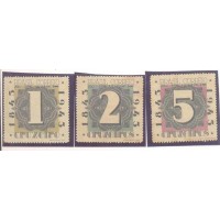 A-048/50 - 1943 - CENTENÁRIO DO SELO POSTAL BRASILEIRO BRAPEX II - 2ª COLUNA - GOMADOS - CHARNEIRA - RHM R$ 72,00 (14,40 UFs X R$ 5,00)