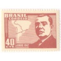 C-0228 - 1947 - MINT - VISITA DO PRESIDENTE DO CHILE GABRIEL GONZALEX - GOMADO 