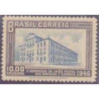 C-0221 - 1946 - MINT - 5º CONGRESSO DA UNIÃO POSTAL DAS AMÉRICAS E ESPANHA-RJ - GOMADO 