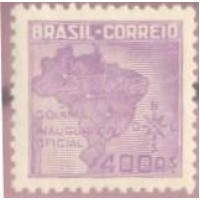 C-0175 - 1942 - MINT - INAUGURAÇÃO GOIÂNIA/GO - 400 RÉIS - GOMADO 