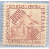 C-0172 - 1942 - MINT - 2ª EXPOSIÇÃO AGROPECUÁRIA DO BRASIL - UBERABA/MG - GOMADO