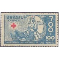 C-0090 - 1935 - 3ª CONFERÊNCIA PANAMERICANA DA CRUZ VERMELHA - MINT - GOMADO