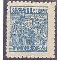 R-478 - 1948 - FILIGRANA "CASA+DA+MOEDA+DO+BRASIL - "O" - VERTICAL - RARO - MINT - GOMADO - RHM R$ 5.000,00 (1.000 UFs X 5,00)