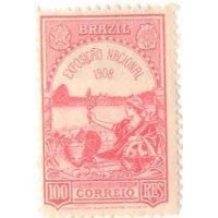 C-0007 - 1908 - EXPOSIÇÃO NACIONAL - NOVO - GOMADO - CHARNEIRA