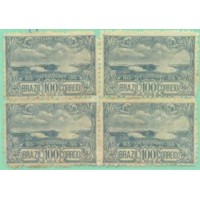 C-0010 - 1915 - TRICENTENÁRIO DE CABO FRIO - FILIGRANA "C" - 2ª COLUNA - QUADRA - GOMADA - CHARNEIRA - PONTOS DE OXIDAÇÃO - RHM R$ 300,00 (60 UFs X 5,00)