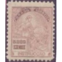 R-208 - 1921/28 - FILIGRANA "CADA DA MOEDA" - 5000 RÉIS - NOVO - GOMADO - RHM R$ 300,00 (60 UFs X 5,00)