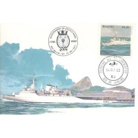 MAX-074 - 1982 - MÁXIMO POSTAL - ESCOLA NAVAL - CARIMBO CBC + 1º DIA - RHM R$ 26,25 (5,25 UFs X 5,00)