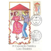 MAX-071/73 - 1982 - LUBRAPEX 82 - FANDANGOS - SELOS C- 1281/1283 - CARIMBO CBC + 1º DIA - RHM R$ 96,00 (19,20 UFs X R$ 5,00)