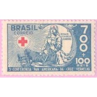 C-0090 - 1935 - 3ª CONFERÊNCIA PANAMERICANA DA CRUZ VERMELHA - 2ª COLUNA - NOVO - GOMADO - CHARNEIRA