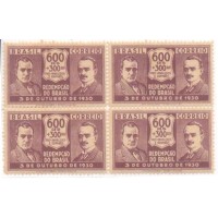 C-0035 - 1930 - QUADRA - REVOLUÇÃO DE 3 DE OUTUBRO - MINT - SEM GOMA - RHM R$ 100,00 (20 UFs X 5,00)