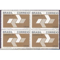 C-0689 - 1970 - EXPOSIÇÃO LUSO BRASILEIRA - QUADRA - NOVA - GOMADA - RHM R$ 120,00 (24 UFs X 5,00)