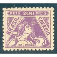 R-330 - 1940/41 - FILIGRANA "CORREIO*BRASIL" - "P" - VERTICAL - NOVO - GOMADO - RHM R$ 60,00 (12 UFs X 5,00) 